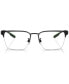 Men's Square Eyeglasses, EA113756-O