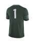 Фото #1 товара Men's #1 Green Michigan State Spartans Football Game Jersey