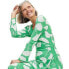 Women's Long Sleeve V-Neck Ginkgo Green Sweater Wrap Top - DVF