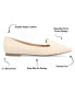 ფოტო #6 პროდუქტის Women's Mindee Pointed Toe Flats