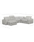 Фото #22 товара CLOSEOUT! Haigan 5-Pc. Leather Chaise Sectional Sofa with 2 Power Recliners, Created for Macy's