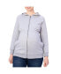 ფოტო #1 პროდუქტის Women Zip Up Maternity Hoodie