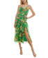 Фото #1 товара Платье безрукавка BCX juniors' Printed V-Neck A-Line Dress
