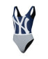 Women's Navy New York Yankees Team One-Piece Bathing Suit