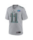 Фото #3 товара Мужская футболка Nike A.J. Brown серого цвета с эмблемой Philadelphia Eagles Super Bowl LVII Patch Atmosphere Fashion Game Jersey