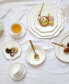 Amelie Brushed Gold Rim 8.5" Salad Plate
