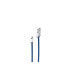 Фото #2 товара ShiverPeaks BS14-50022 - 2 m - Lightning - USB A - Male - Male - Blue