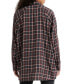 ფოტო #2 პროდუქტის Women's Harrison Raglan Long Sleeve Plaid Shirt