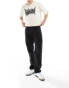 Weekday klean straight leg jeans in black