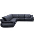 Фото #3 товара Daisley 5-Pc. Leather "L" Shaped Sectional Sofa with 3 Power Recliners