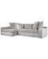 Фото #11 товара Pherie 131" 2-Pc. Fabric Sectional with Cuddler, Created for Macy's