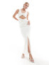 Фото #1 товара SNDYS wear 2 ways cut out detail dress in white