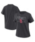 ფოტო #1 პროდუქტის Women's Charcoal St. Louis Cardinals Oversized Boyfriend T-shirt