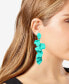 ფოტო #11 პროდუქტის Women's Satin Petal Duster Earrings
