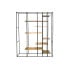 Фото #5 товара Полка DKD Home Decor Чёрный Натуральный Металл Деревянный MDF 140 x 33 x 180 cm (1)