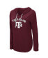 ფოტო #2 პროდუქტის Women's Maroon Texas A&M Aggies My Lover Lightweight Hooded Long Sleeve T-shirt