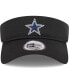 ფოტო #3 პროდუქტის Men's Black Dallas Cowboys Adjustable Visor