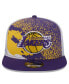 Men's Purple Los Angeles Lakers Court Sport Speckle 9FIFTY Snapback Hat