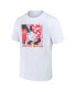 ფოტო #2 პროდუქტის Men's and Women's White Mickey & Friends Current Mood T-shirt