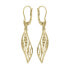 Beautiful yellow gold earrings 231 001 00625