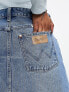 Wrangler denim skirt in blue