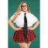 Фото #6 товара Эротический костюм Teacher’s Pet School Girl Красный Queen size