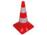 Velleman 1190-50 - Traffic cone - Red - White - PVC - WEEE - REACH - 500 mm