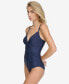 Фото #6 товара Twist-Front Tummy-Control One-Piece Swimsuit, Created for Macy's