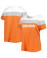 Фото #2 товара Women's Texas Orange Texas Longhorns Plus Size Split Body T-shirt