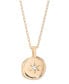 ფოტო #1 პროდუქტის Cubic Zirconia 14K Gold-Plated Sadie Necklace