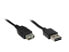 Фото #2 товара Good Connections USB A - USB A 1.8m M/F - 1.8 m - USB A - USB A - USB 2.0 - Male/Female - Black