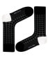 ფოტო #3 პროდუქტის Women's Circles W-Cotton Dress Socks with Seamless Toe Design, Pack of 1