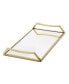 Oblong Mirror Serving Tray with Handles