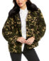 Jocelyn Sherpa Trucker Jacket Women's Green S - фото #1