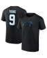 Men's Bryce Young Black Carolina Panthers 2023 NFL Draft First Round Pick Icon Name and Number T-shirt