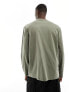 Фото #10 товара ASOS DESIGN long sleeved crew neck t-shirt in khaki