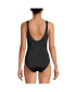 Petite Chlorine Resistant High Leg Soft Cup Tugless Sporty One Piece Swimsuit