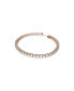 Crystal Round Cut Matrix Tennis Bracelet