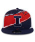 Men's Navy Illinois Fighting Illini Tear Trucker 9FIFTY Snapback Hat