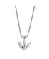 Men's Pendler Silver Stainless Steel Pendant Necklace