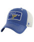 ფოტო #1 პროდუქტის Men's Blue St. Louis Blues Five Point Patch Clean Up Adjustable Hat