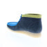 Фото #11 товара Clarks Wallabee Boot 26163073 Mens Blue Suede Lace Up Chukkas Boots