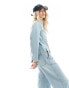 Фото #8 товара Levi's Iconic overall jumpsuit in light blue denim wash