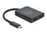 Фото #1 товара Delock 87754 - DisplayPort - 2x DisplayPort - 3840 x 2160 pixels - Black - Plastic - 4K Ultra HD