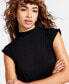 ფოტო #3 პროდუქტის Women's Short-Sleeve Blouson Top, Created for Macy's
