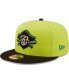 Фото #1 товара Men's Green, Black Bradenton Barbanegras Copa De La Diversion 59FIFTY Fitted Hat