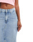 Фото #5 товара Tommy Jeans Claire denim maxi skirt in light wash