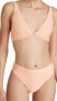 Фото #1 товара PQ Swim 288617 Women's Skylar Halter Bikini Top, Citrine, Orange, Metallic, XL