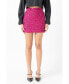 ფოტო #3 პროდუქტის Women's Sequins Mini Skirt
