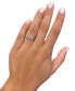 ფოტო #3 პროდუქტის Vanilla Diamond Filigree Ring (1/6 ct. t.w.) in Platinum